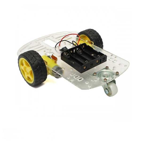 ساخت ربات با موتور گیربکس زرد