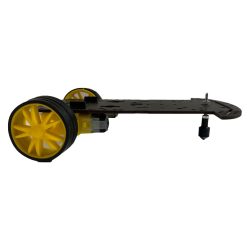 کیت شاسی چوبی ربات دو موتوره